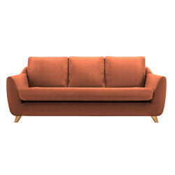 G Plan Vintage The Sixty Seven Large 3 Seater Sofa Velvet Copper